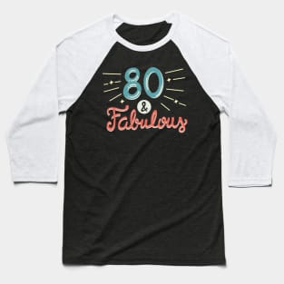 80th Birthday T-shirt Baseball T-Shirt